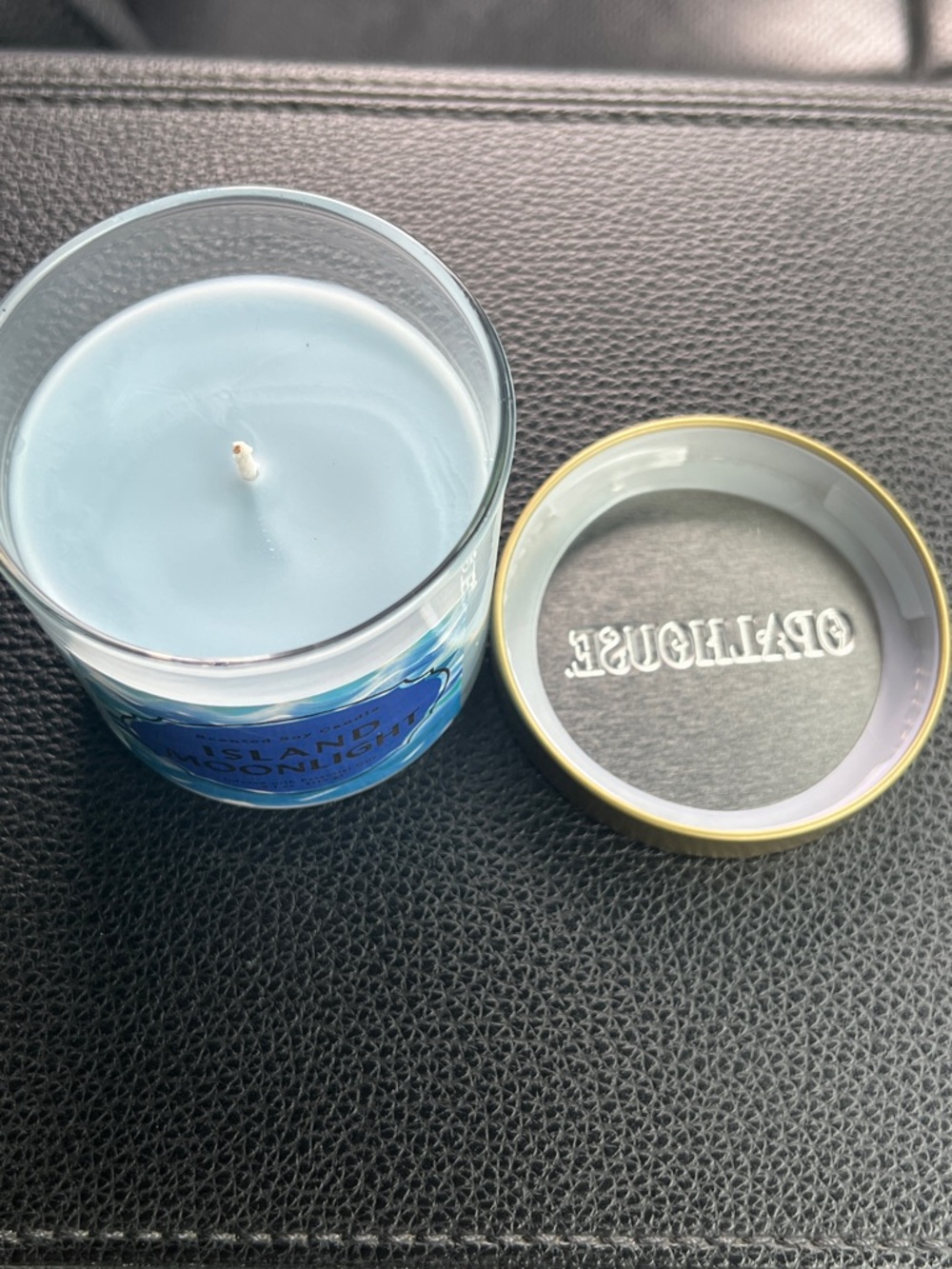 Opalhouse Island Moonlight Blue & Gold Scented Soy Candle - Picture 2 of 2